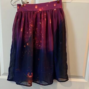 Beautiful Disney Rapunzel Tangled Women's Skirt size XS